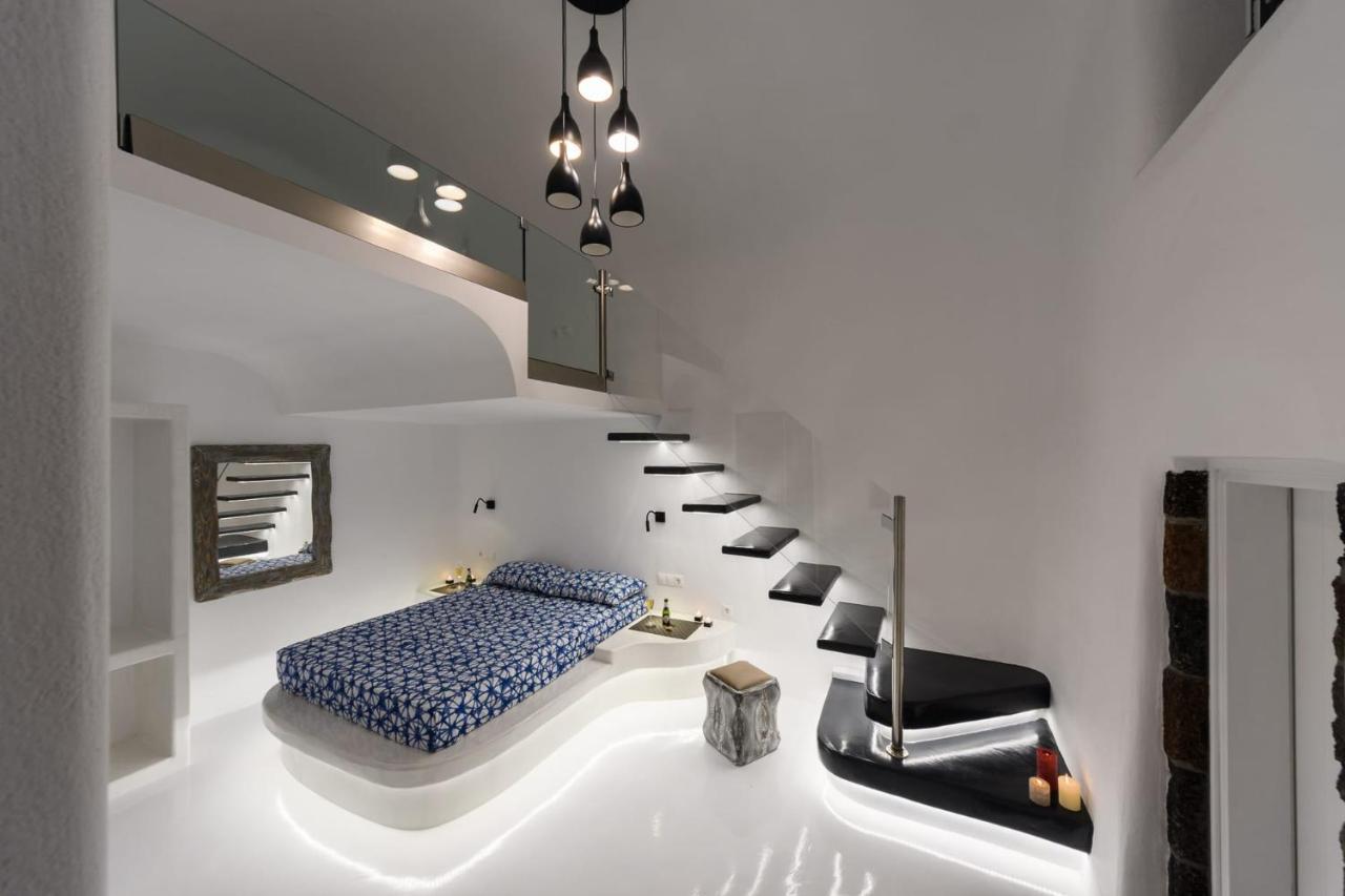 费拉Santorini Traditional Apt With Private Hot Tub公寓 外观 照片