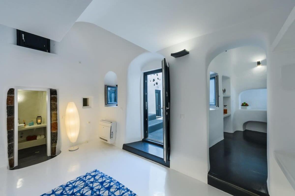 费拉Santorini Traditional Apt With Private Hot Tub公寓 外观 照片