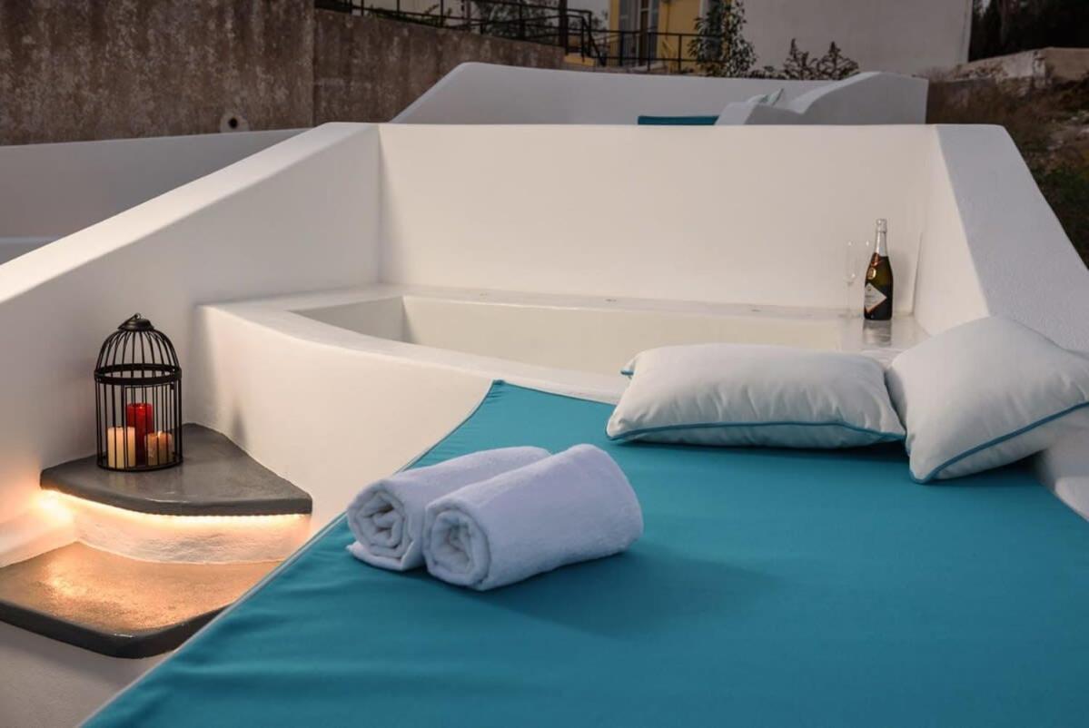费拉Santorini Traditional Apt With Private Hot Tub公寓 外观 照片