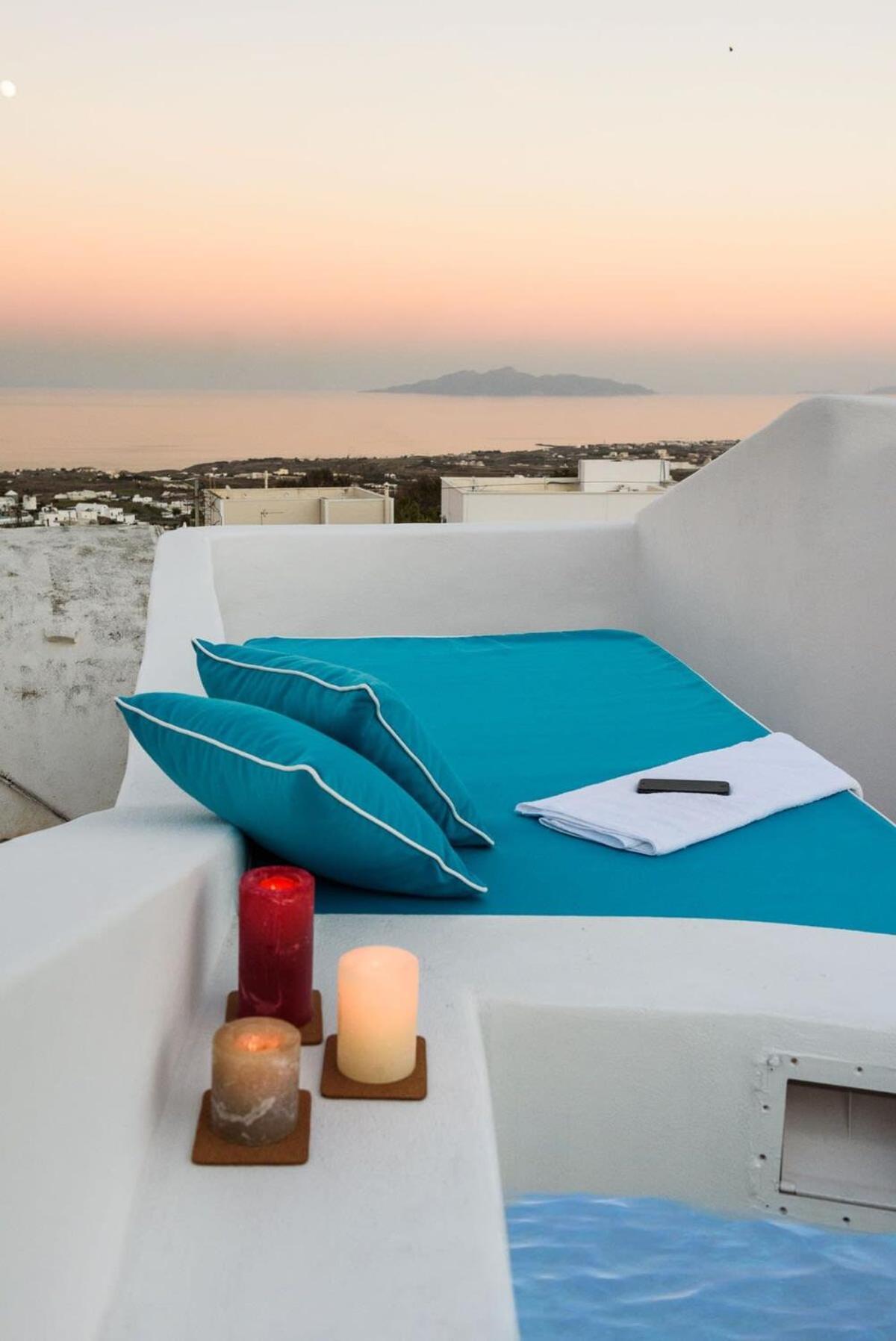 费拉Santorini Traditional Apt With Private Hot Tub公寓 外观 照片