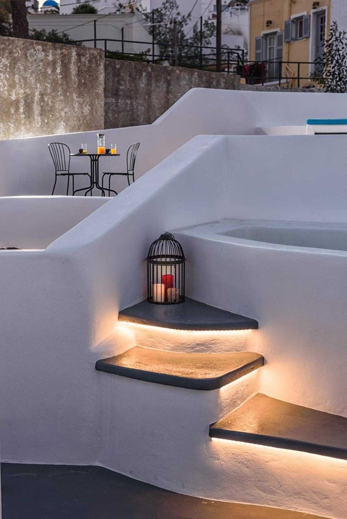费拉Santorini Traditional Apt With Private Hot Tub公寓 外观 照片